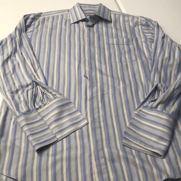 CHRISTOPHER LENA MEN'S XL TALL Cotton Dress Shirt - Picture 2 of 4